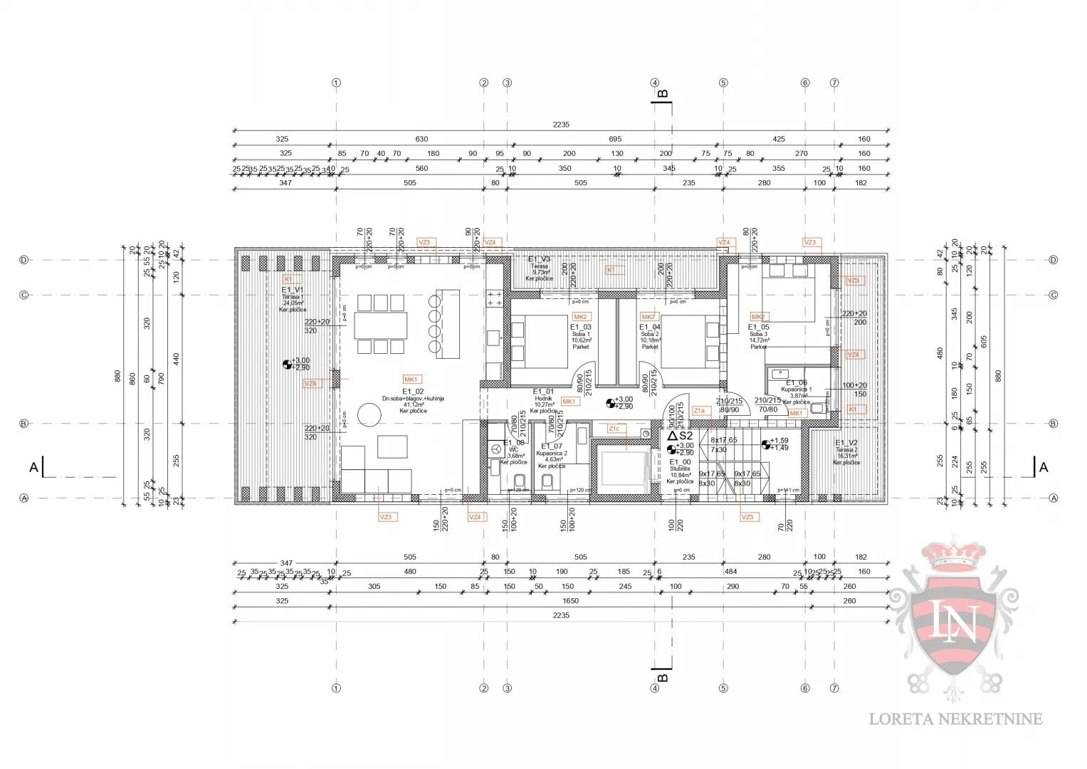 novogradnja zadar 149,18 m2, s2 - slika 17