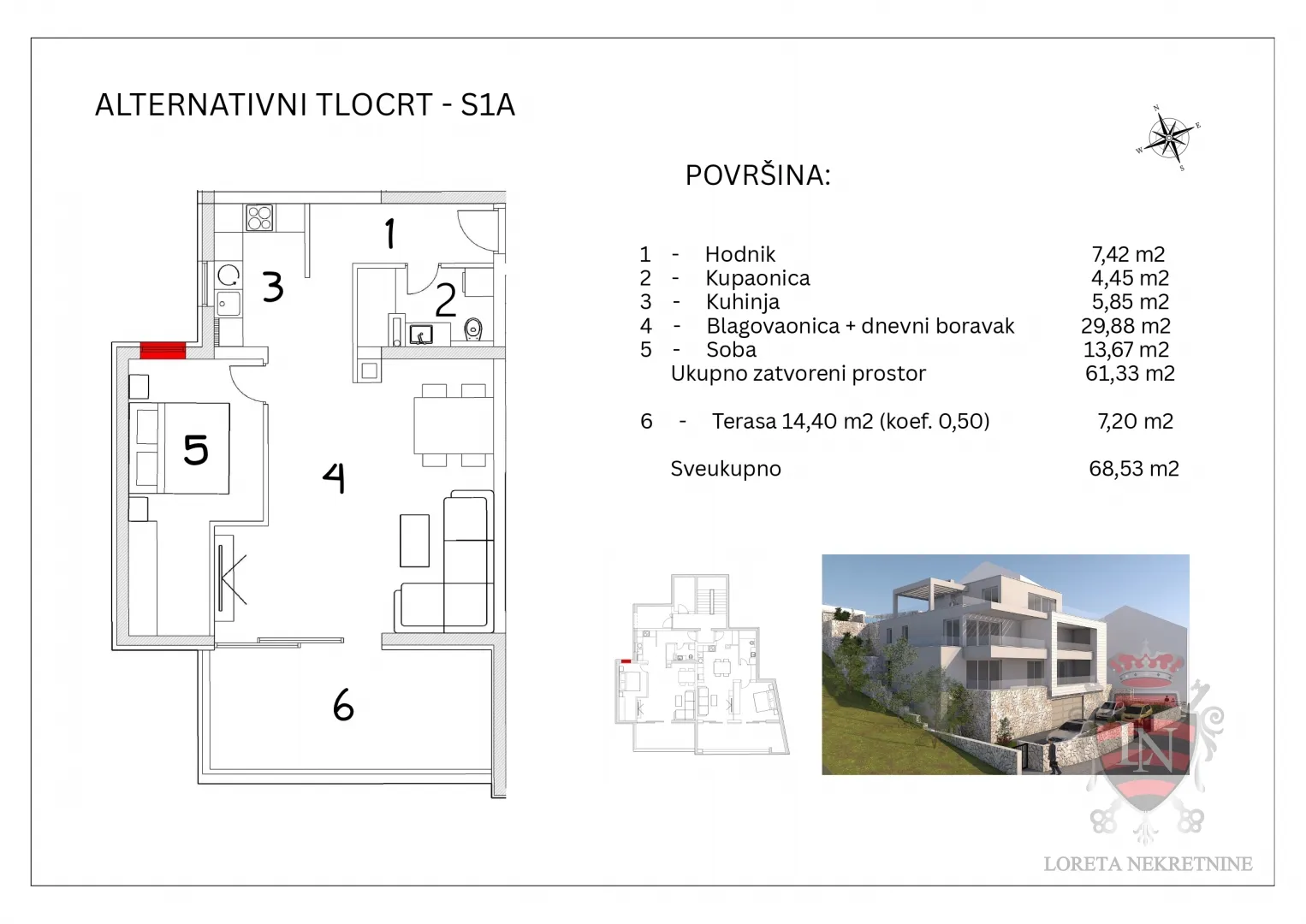 novogradnja dubrovnik, nuncijata s1, 153 m2 - slika 35