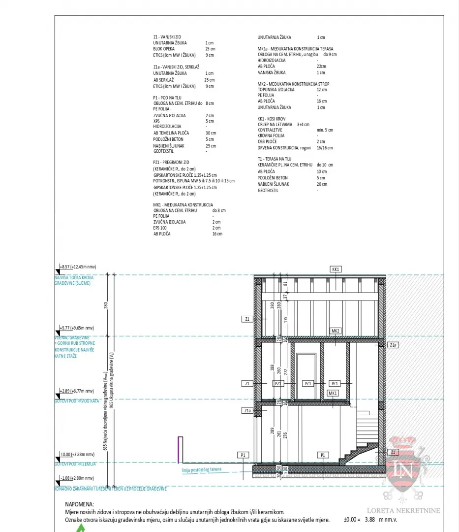 zemljište s projektom i dozvolom oko 700 m2, pelješac - slika 42