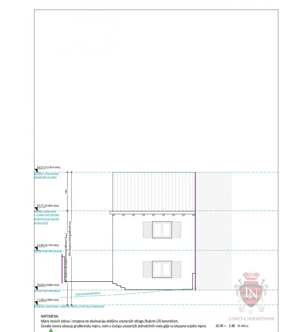 zemljište s projektom i dozvolom oko 700 m2, pelješac - slika 50