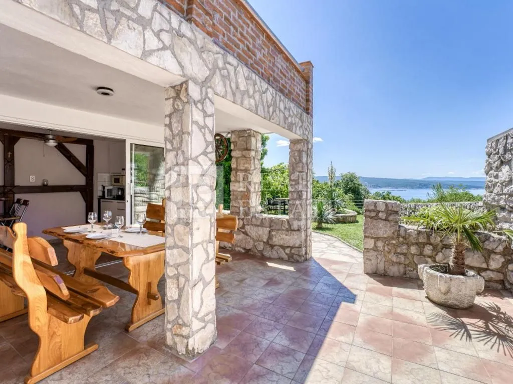 crikvenica - predivna kamena kuća s panoramskim pogledom na more - slika 19