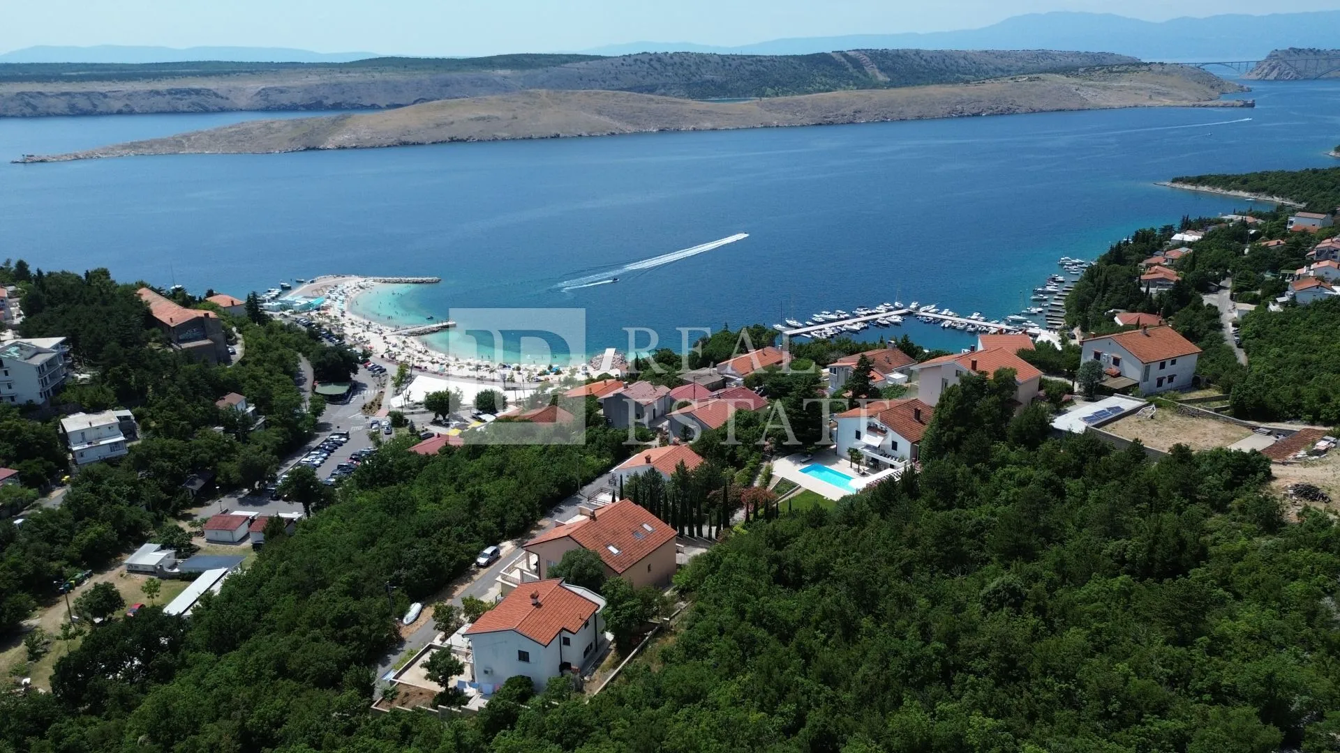 JADRANOVO - građevinsko zemljište 200 metara od mora - Jadranovo, Crikvenica