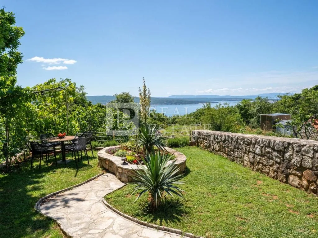 crikvenica - predivna kamena kuća s panoramskim pogledom na more - slika 25