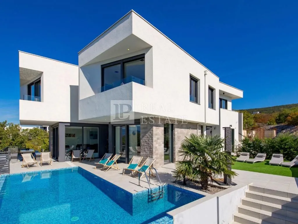 KOSTRENA - moderna vila s bazenom - Kostrena Sveta Lucija, Kostrena