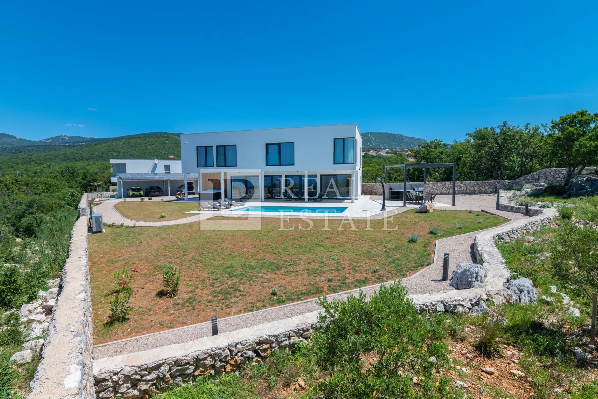 šmrika - luksuzna vila s bazenom i panoramskim pogledom na more - slika 15