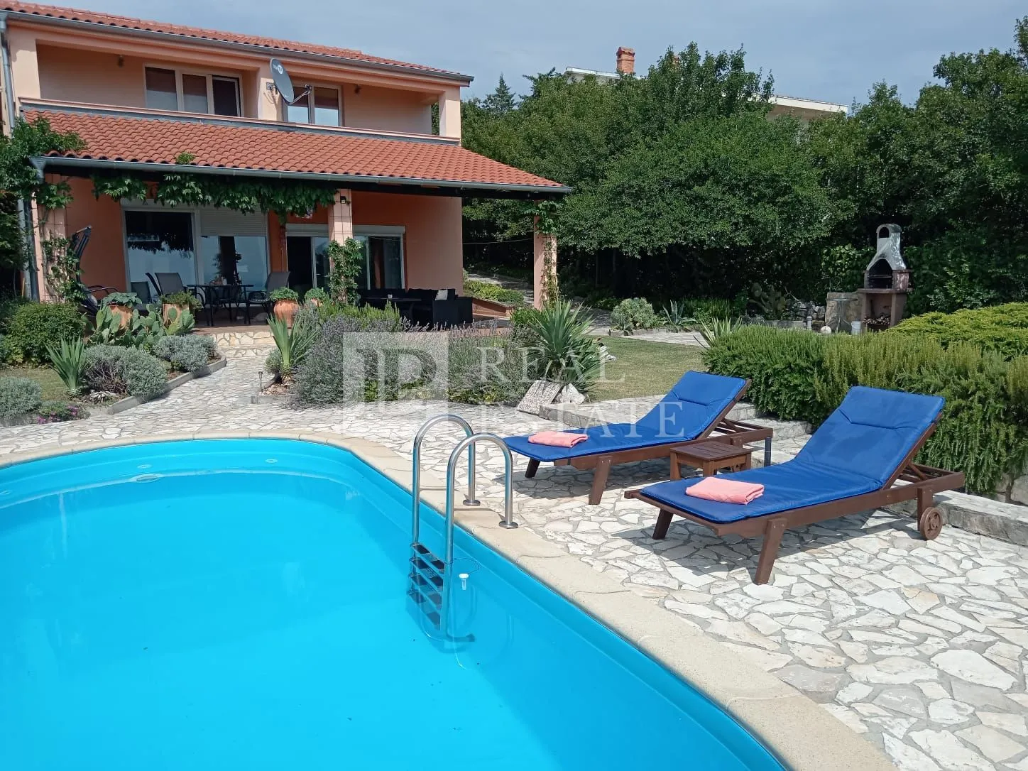 šmrika - predivno uređena vila na prostranom imanju s pogledom na more - slika 3