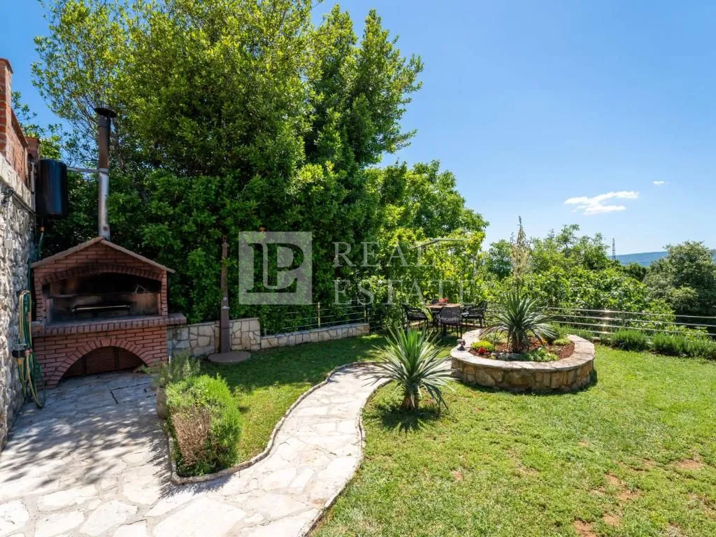 crikvenica - predivna kamena kuća s panoramskim pogledom na more - slika 26