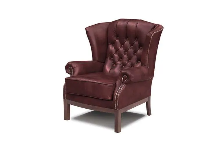 chesterfield fotelja durban | 1-sjedište | cloudy red - slika 2