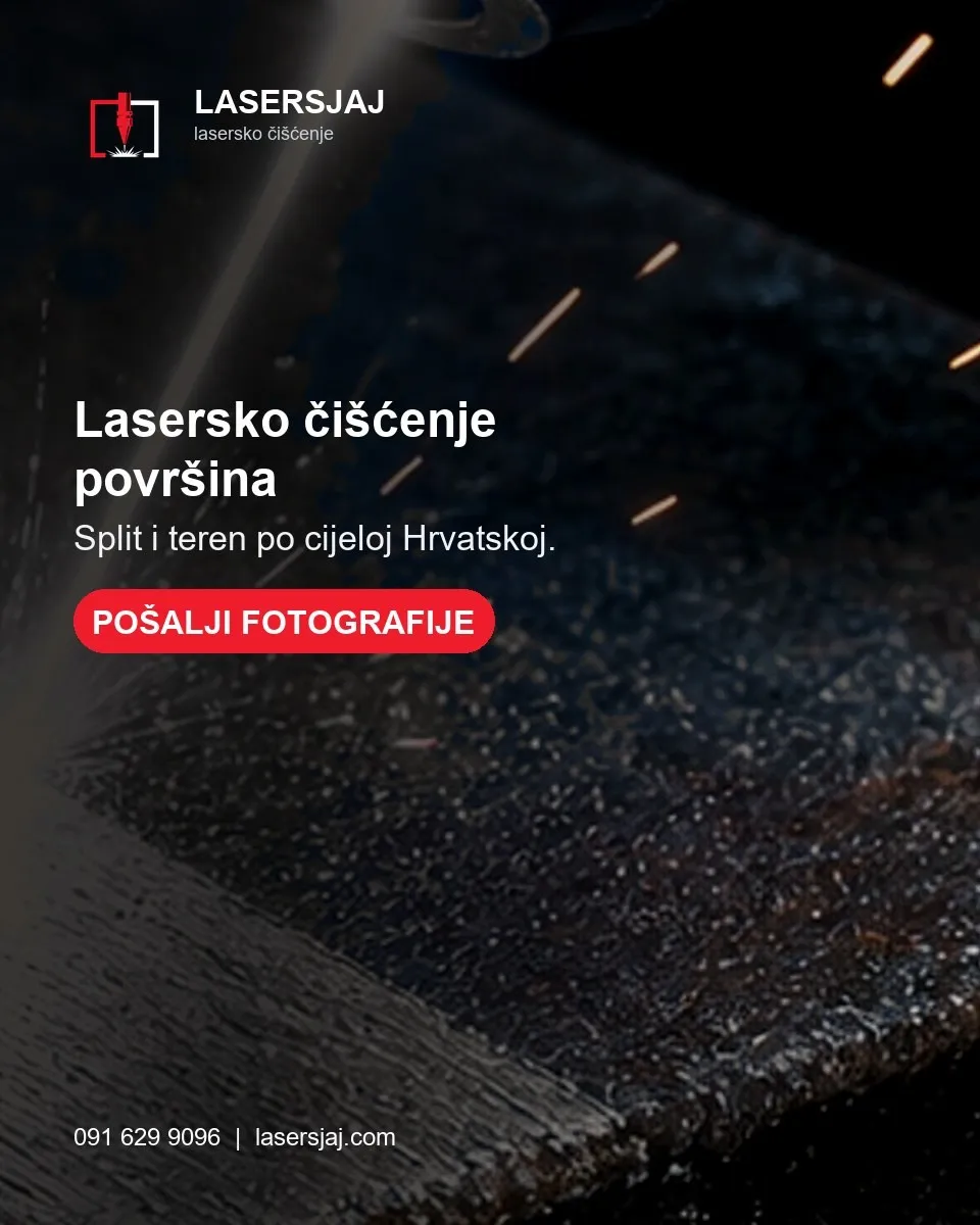 Lasersko čišćenje i Pjeskarenje – Uklanjanje hrđe, boje i lakova - Split