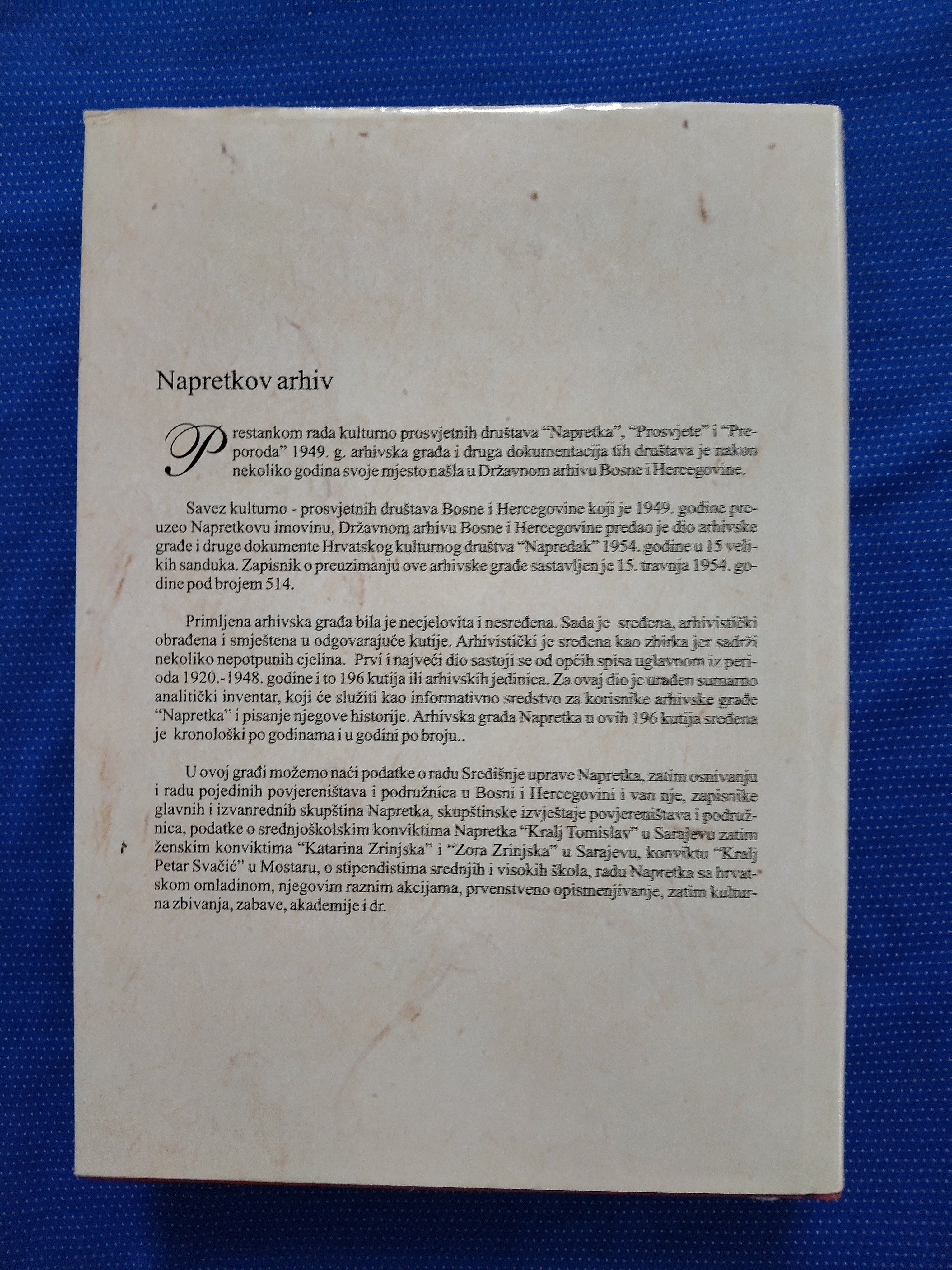 arhiv napretka : analitički inventar [z31] - slika 5