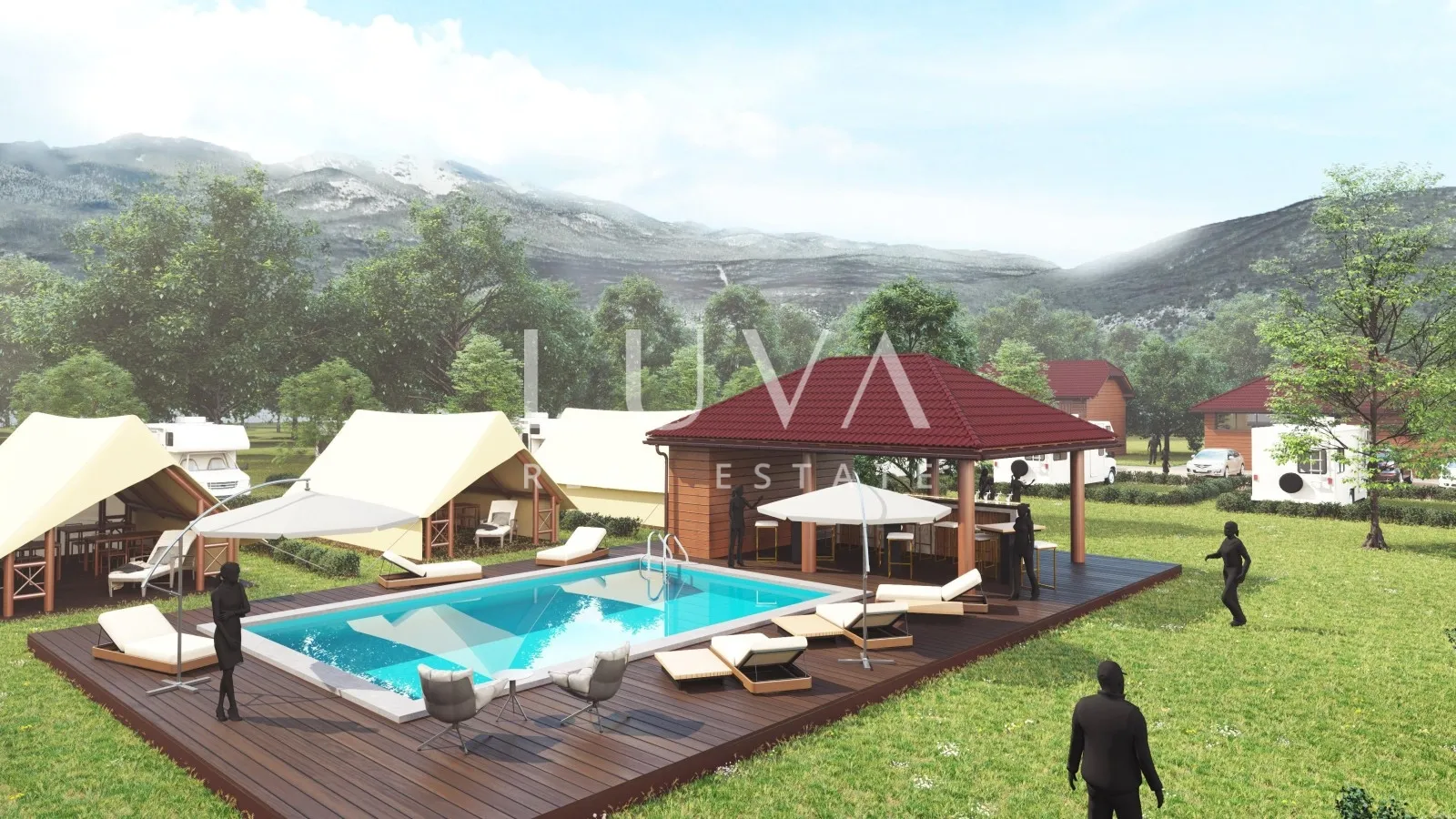 plitvička jezera, kompolje, investicijski projekt s građevinskim dozvolama i etno kućom, 27.840 m2 - slika 2