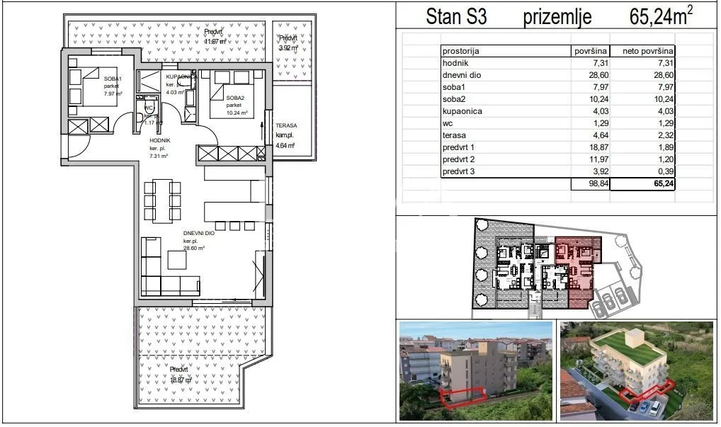 split, stobreč, građ. zemljište 1360m2 s pravomoćnom lokacijskom dozvolom na prodaju - slika 6