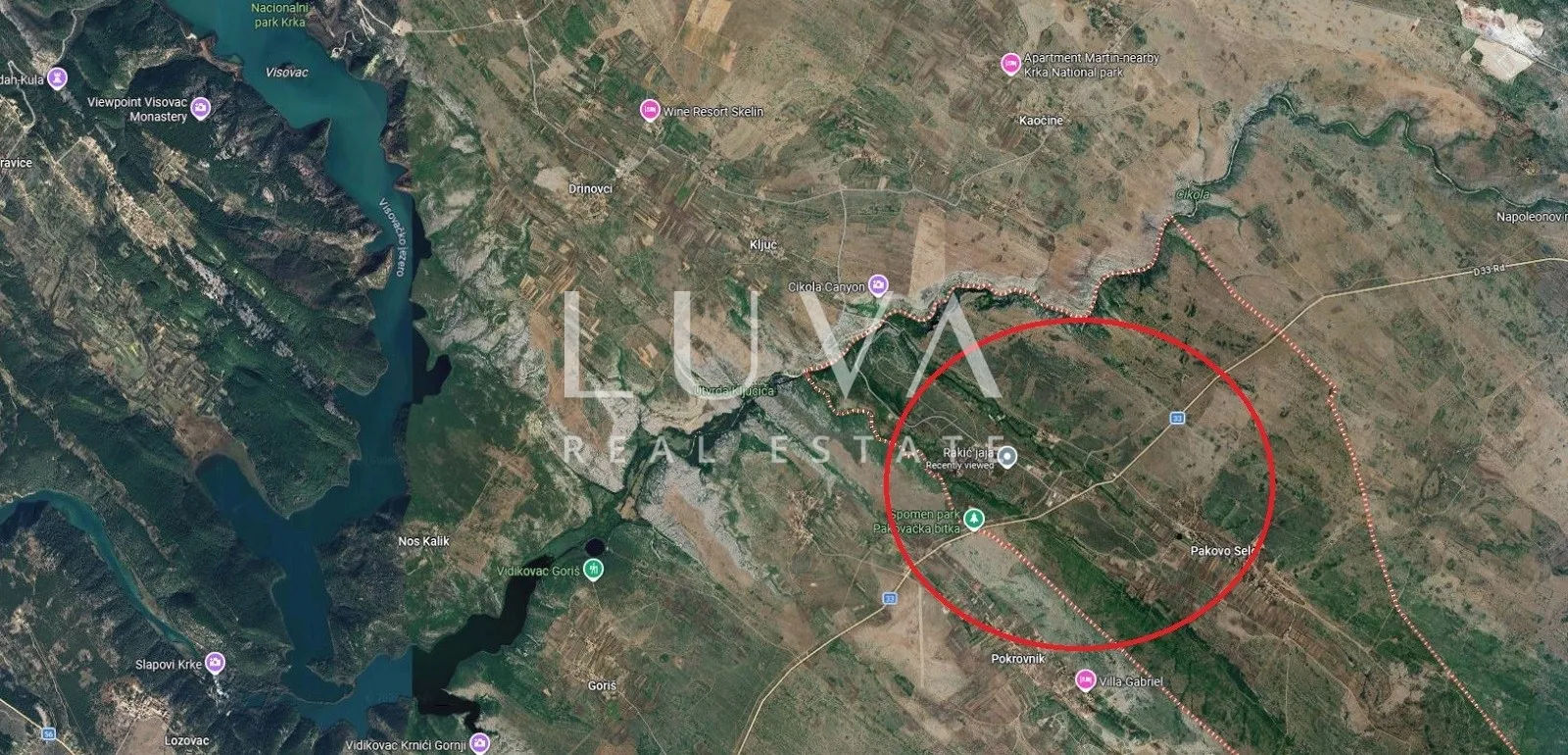 drniš, pakovo selo, građevinsko zemljište 5297m2 na prodaju - slika 4