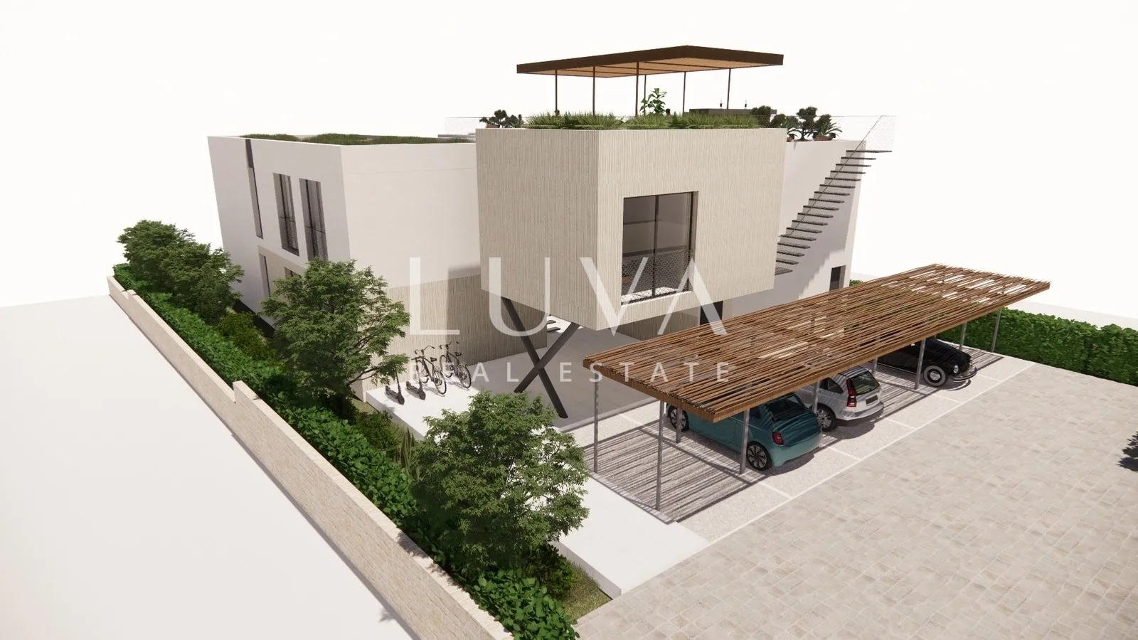 ugljan, luksuzni penthouse s jacuzijem, prvi red do mora nkp 109,49 m2 - slika 3