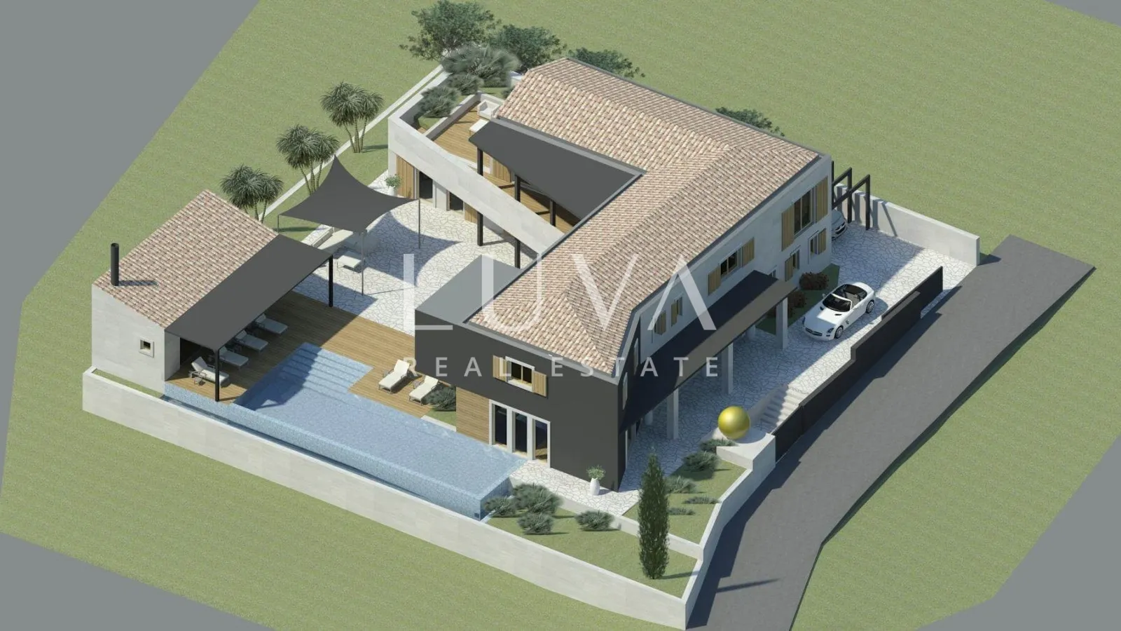 istra, buje, građevinsko zemljište 3906 m2 za gradnju vile na prodaju - slika 3