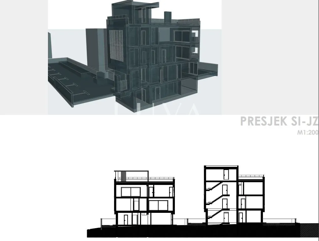 zadar, kožino, građ. zemljište 1582m2 s dozvolama, 100m od mora - slika 8