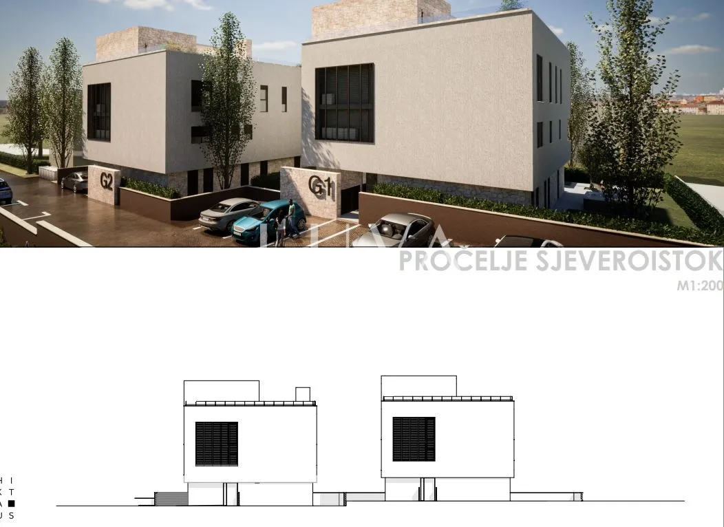 zadar, kožino, građ. zemljište 1582m2 s dozvolama, 100m od mora - slika 9