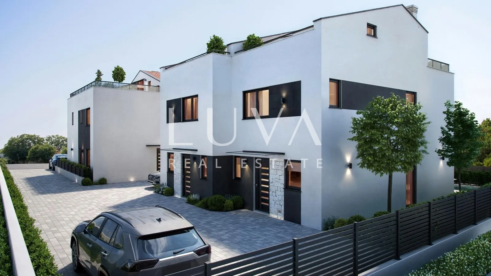 Istra, Poreč, moderna kuća u nizu s bazenom, 126,34 m2 - Varvari, Poreč