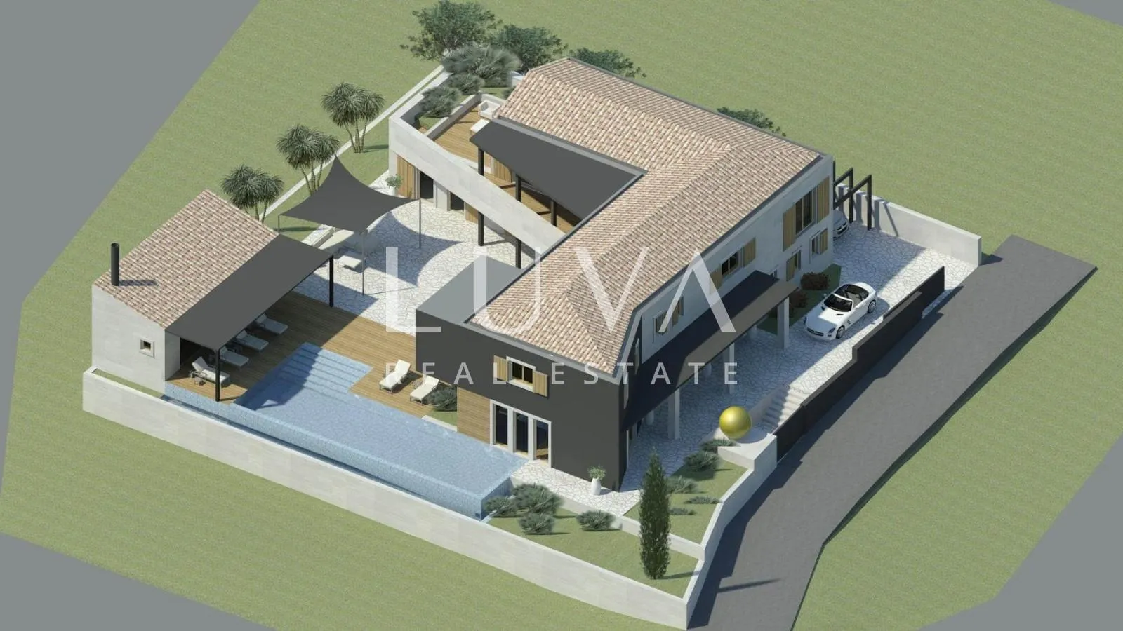 istra, buje, građevinsko zemljište 3906 m2 za gradnju vile na prodaju - slika 5