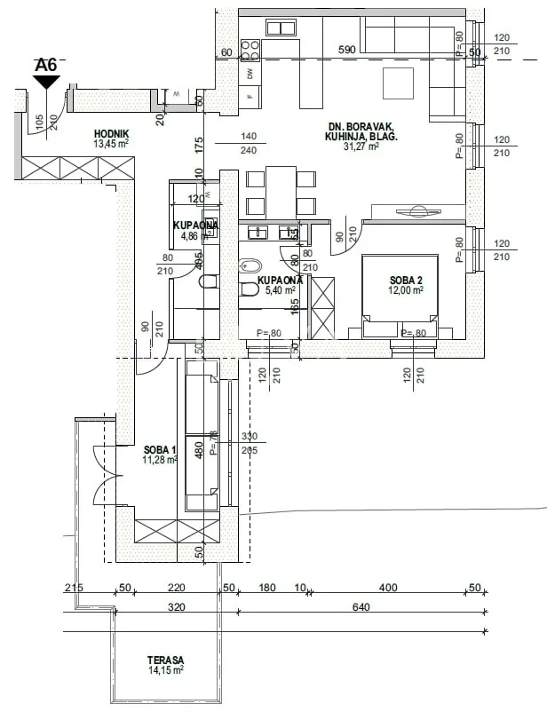 opatija, strogi centar, luksuzan stan 90,36 m2 na prodaju - slika 27