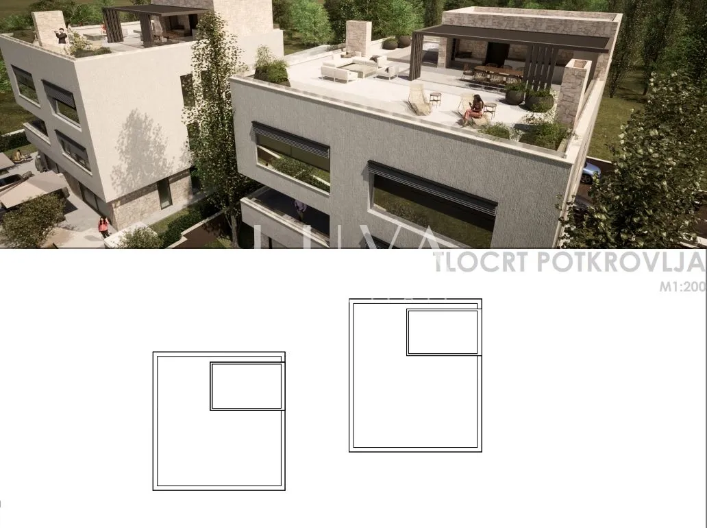 zadar, kožino, građ. zemljište 1582m2 s dozvolama, 100m od mora - slika 6