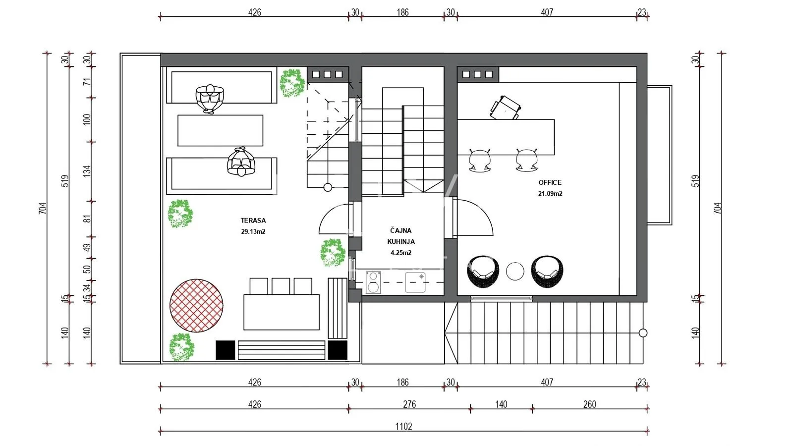 zagreb, pantovčak, stan za adaptaciju 141m2 na prodaju - slika 15