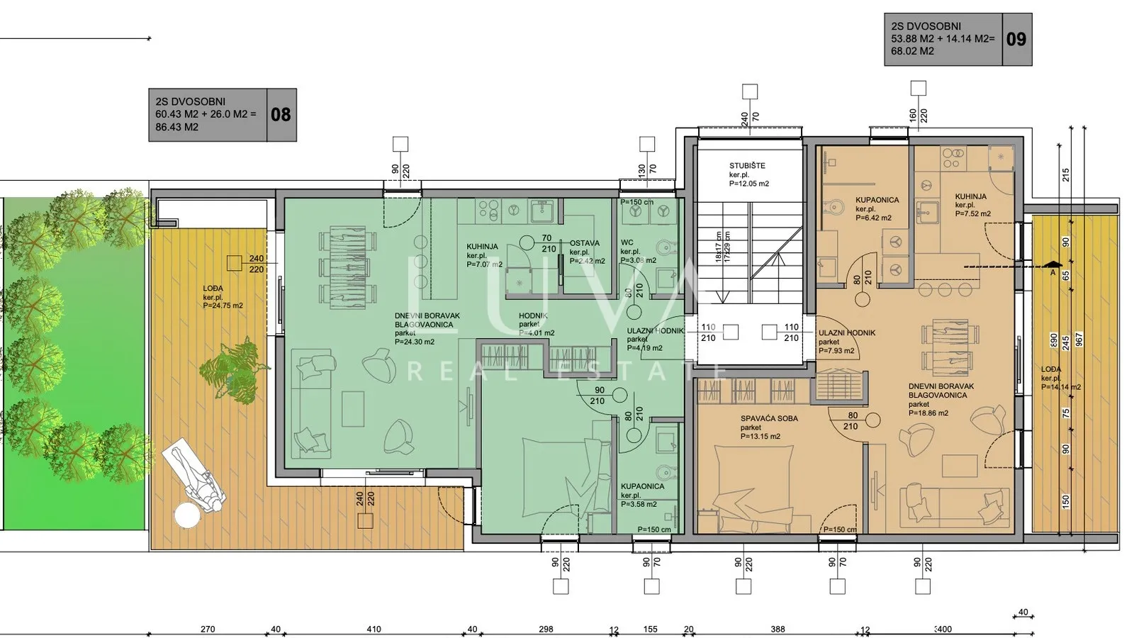 karlovačka, duga resa, dvosoban stan u modernoj novogradnji s terasom, 86.43 m² - slika 8