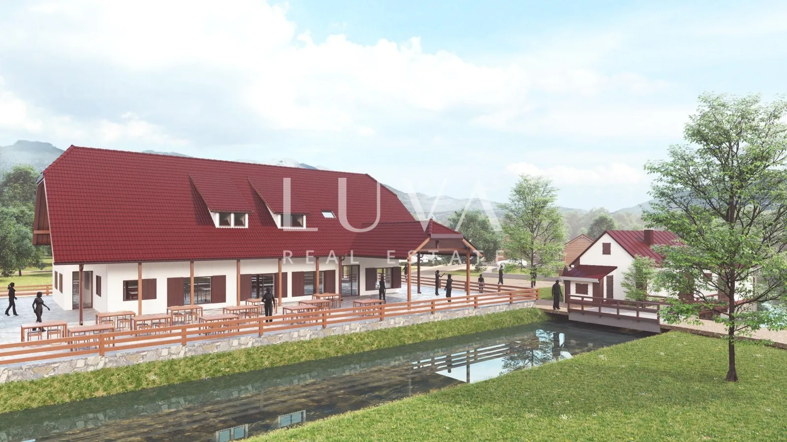 plitvička jezera, kompolje, investicijski projekt s građevinskim dozvolama i etno kućom, 27.840 m2 - slika 5