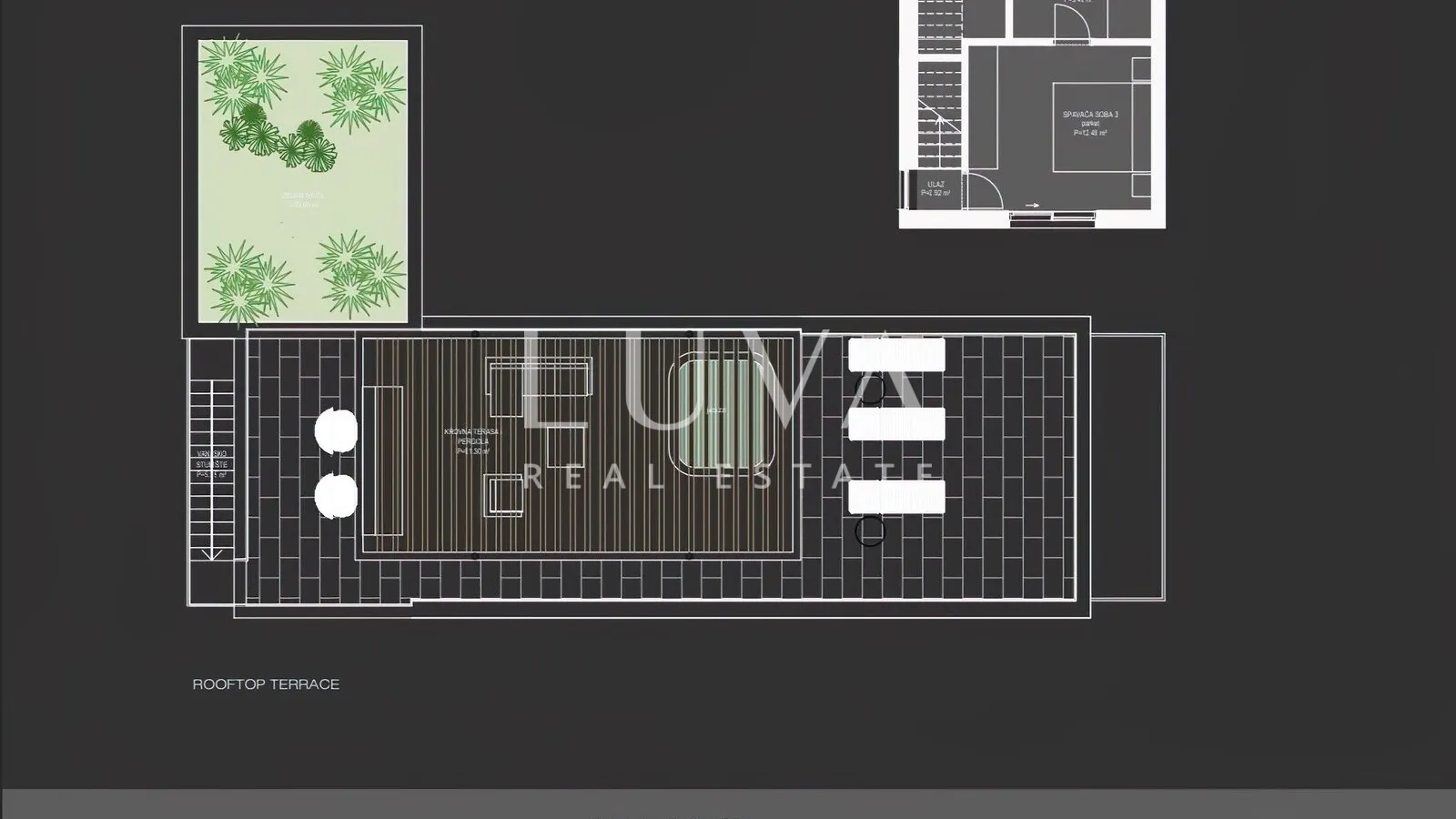 ugljan, luksuzni penthouse s jacuzijem, prvi red do mora nkp 109,49 m2 - slika 6