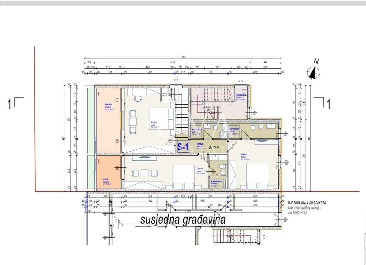 split, podstrana, luksuzan dvoetažan stan s velikom terasom uz more na prodaju - slika 16