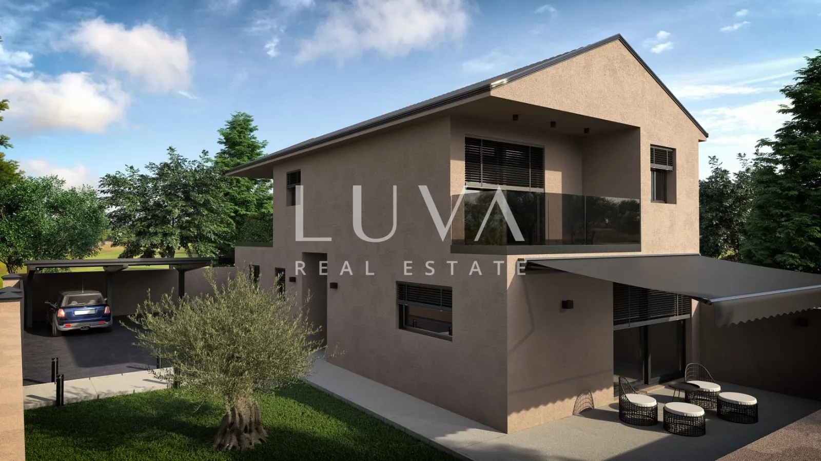istra, sveti lovreč, moderna kuća sa saunom i pogledom na more, 118 m² - slika 5