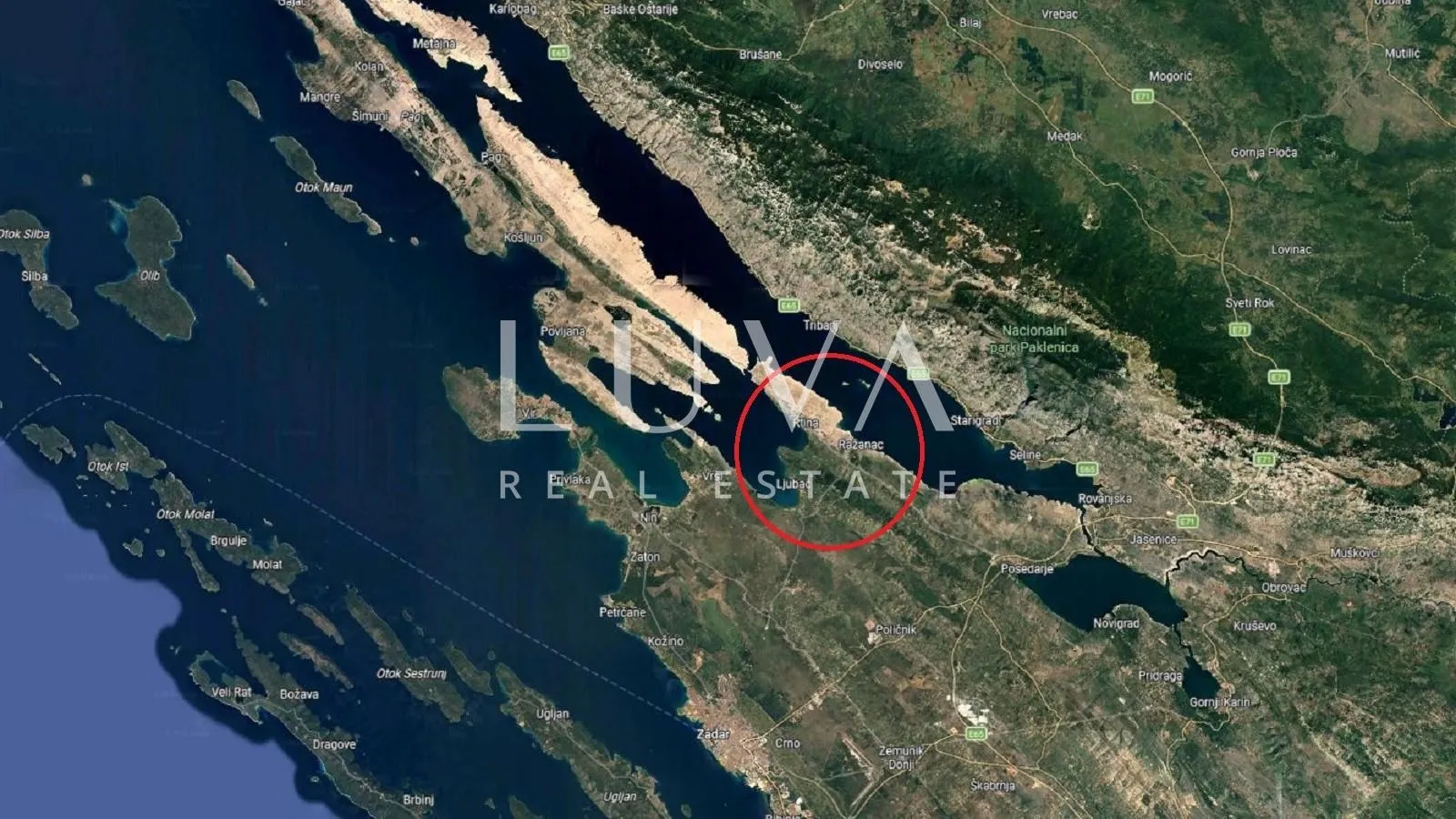 Zadar, Rtina, građevinsko zemljište 3825m2 blizu mora na prodaju - Rtina, Ražanac