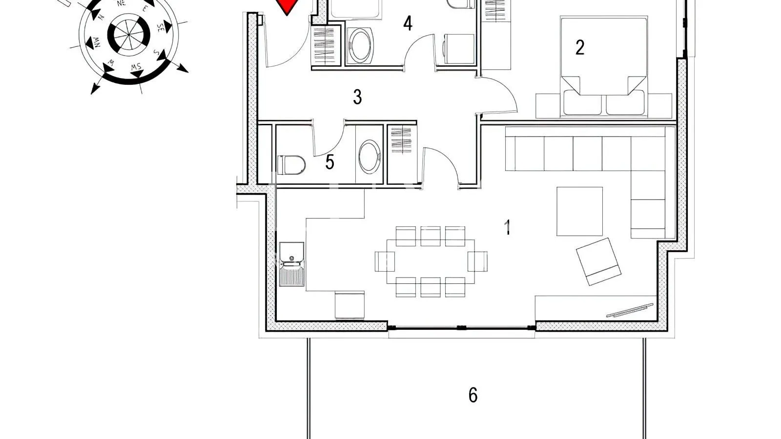 zagreb, dobri dol, luksuzna novogradnja 2s stan 72,35 m2 nkp - slika 7