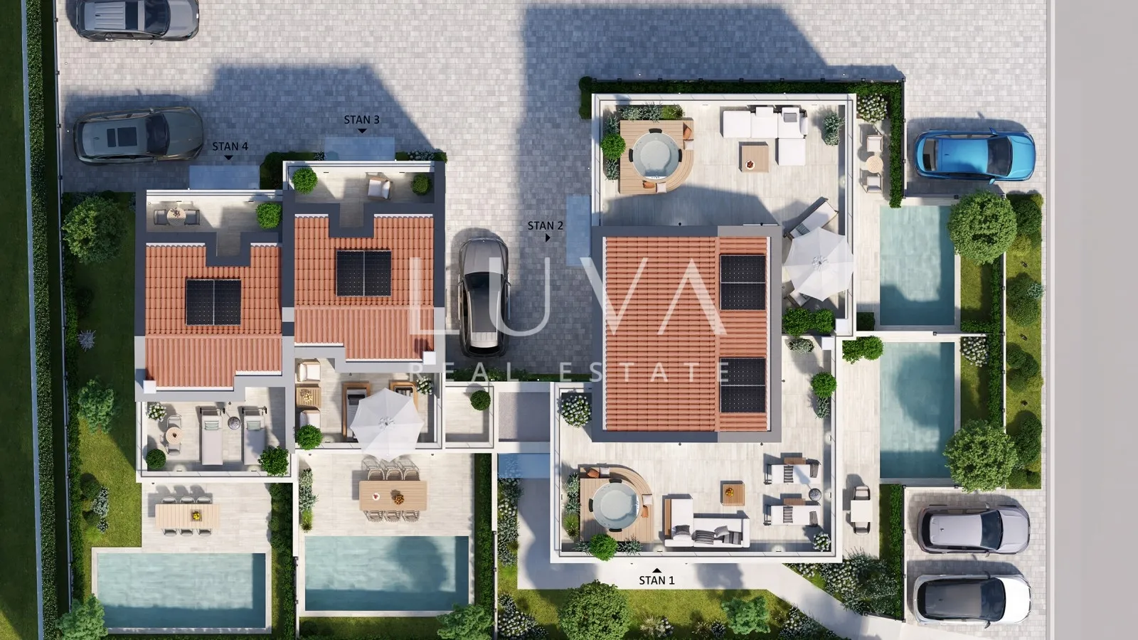 istra, poreč, moderna kuća u nizu s bazenom, 168,18 m2 - slika 12