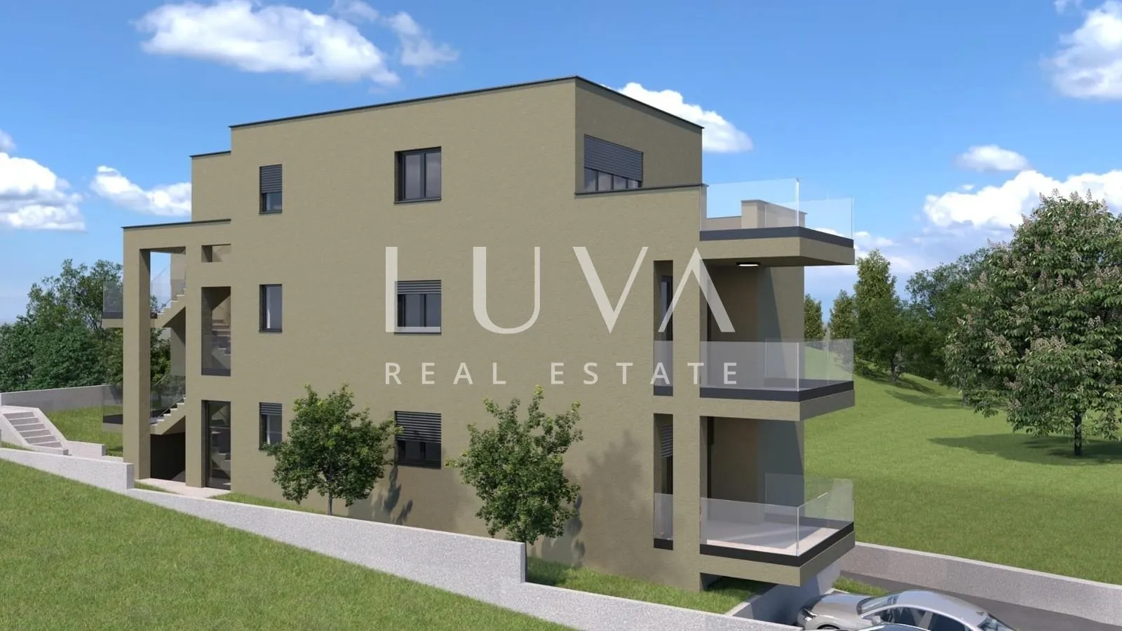 Zagreb, Fraterščica, novogradnja 4-sobni stan +2 VP+1 GPM, 124 m2 NKP