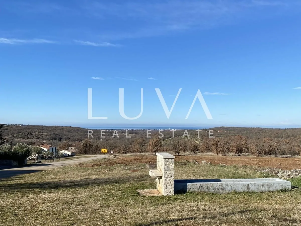 istra, buje, građevinsko zemljište 3906 m2 za gradnju vile na prodaju - slika 2