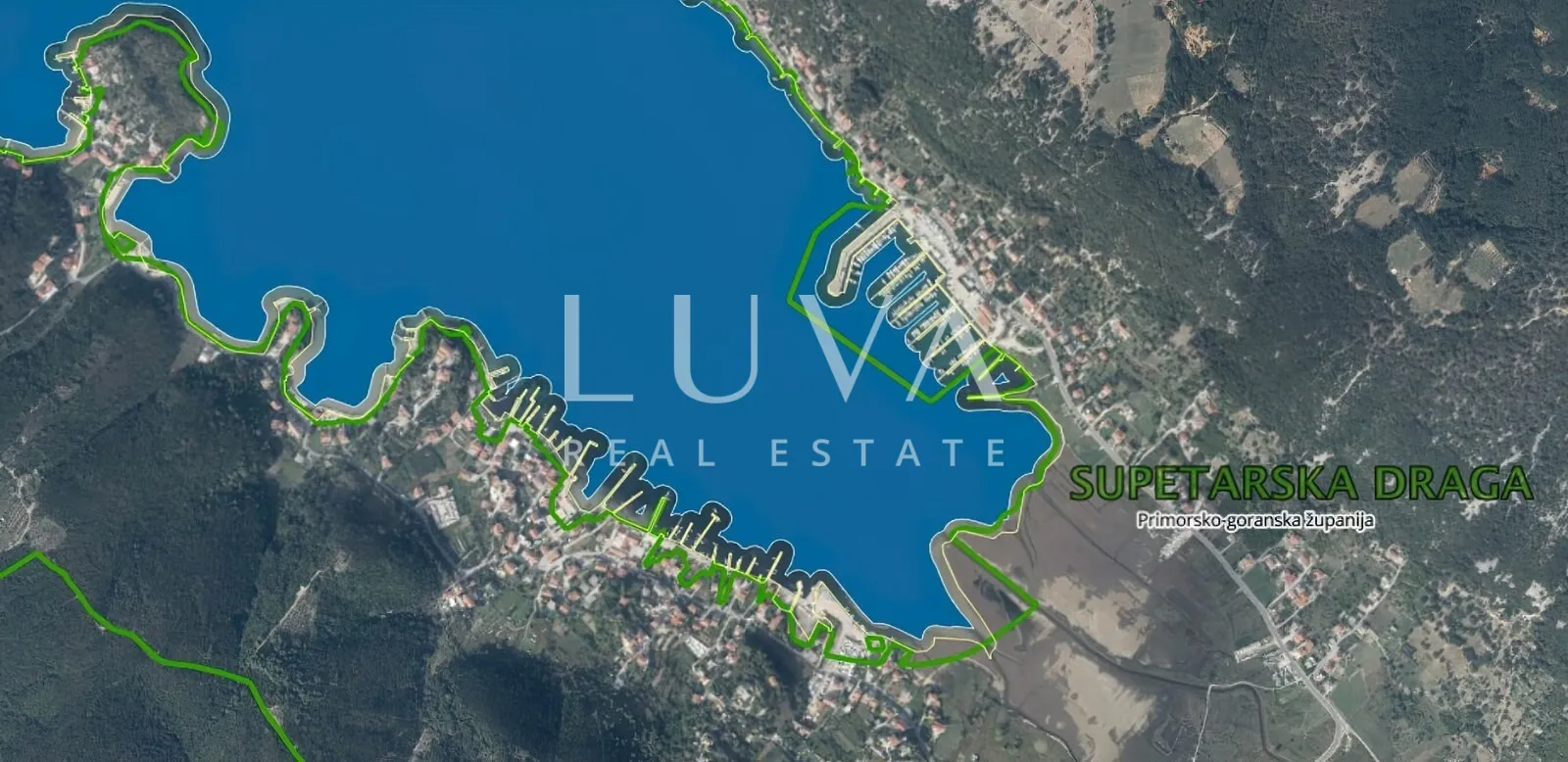 Rab, Supetarska Draga, građevinsko zemljište 2000m2 na prodaju - Supetarska Draga, Rab