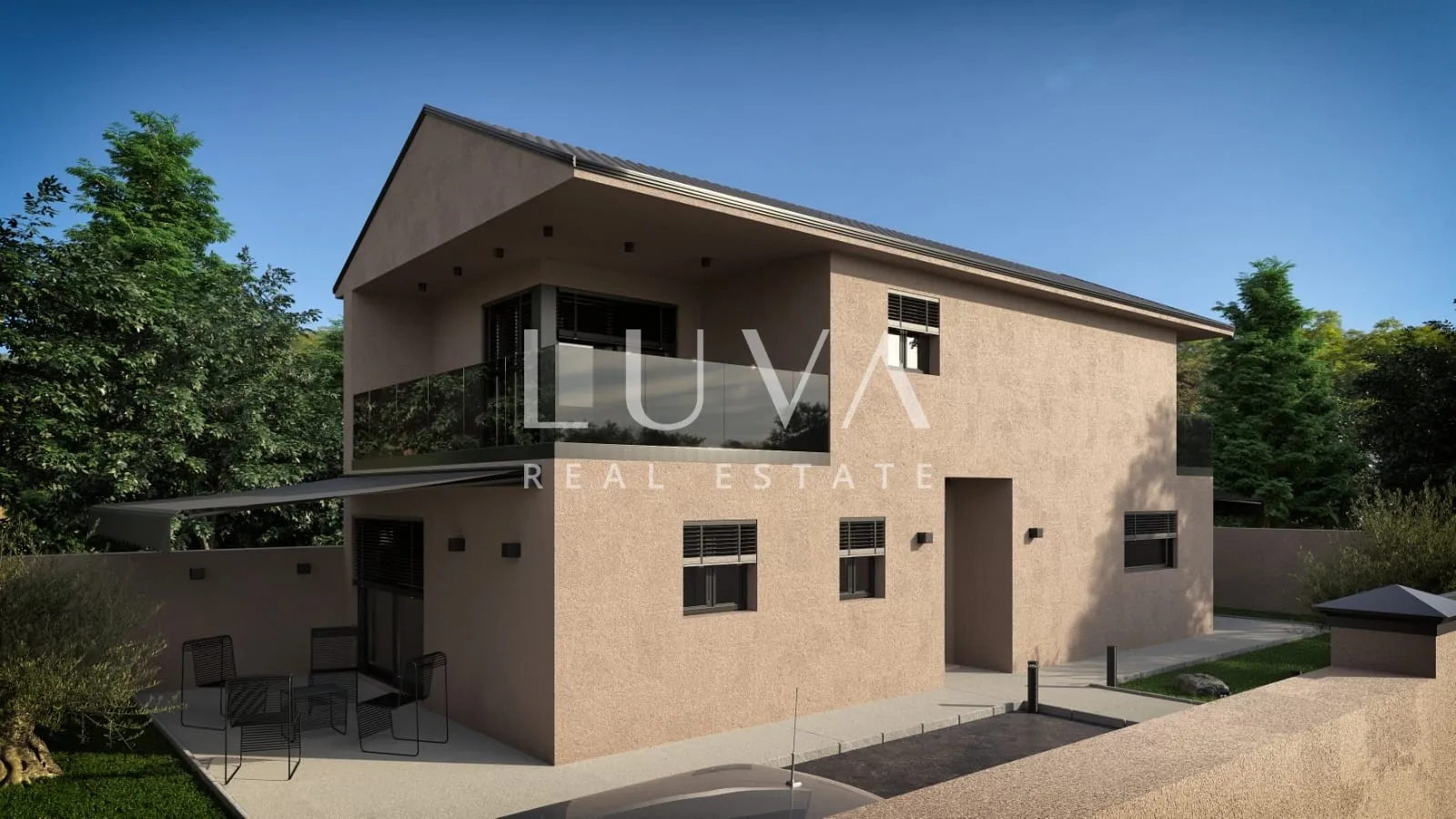 istra, sveti lovreč, moderna kuća sa saunom i pogledom na more, 118 m² - slika 1