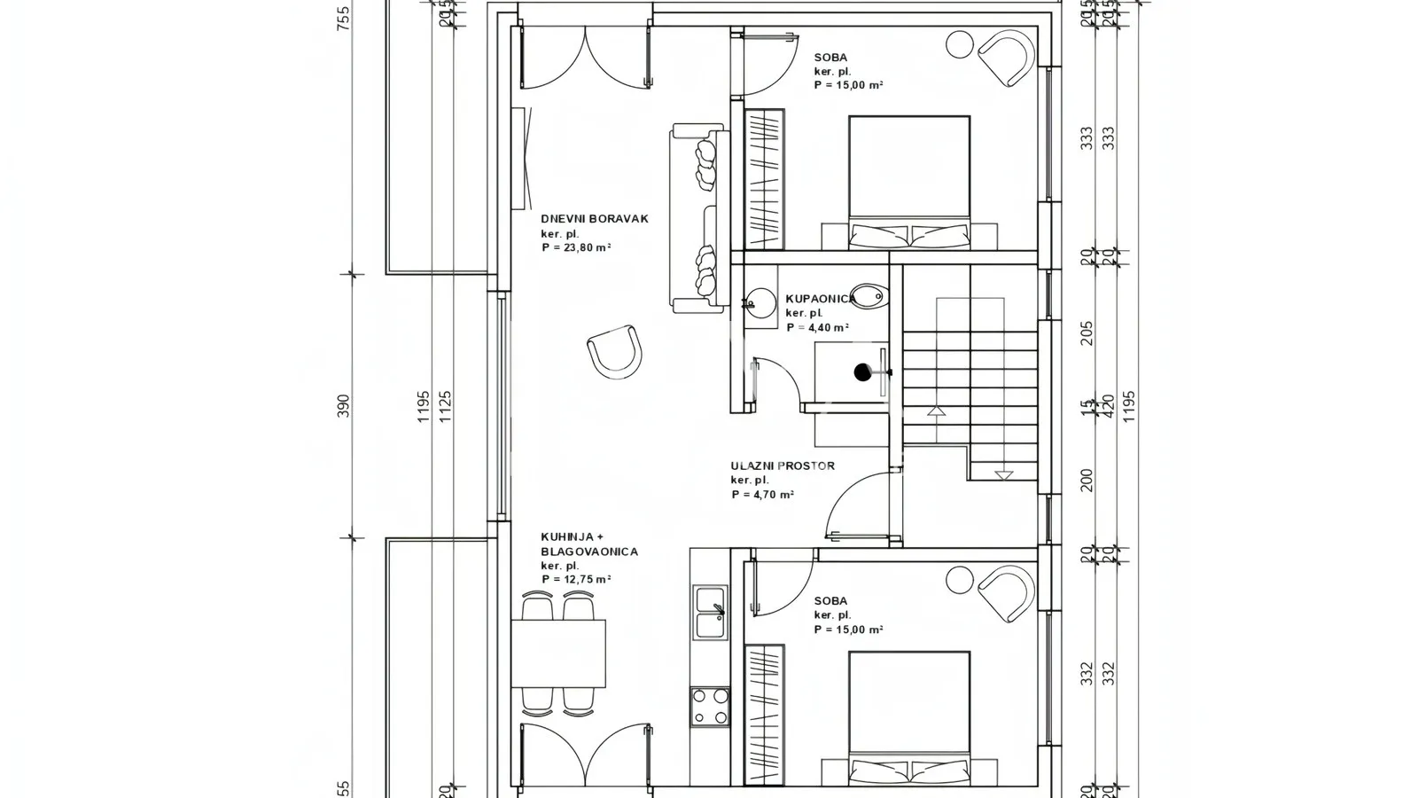 kruševo, meka draga, 3s apartman s3 na prodaju - slika 4