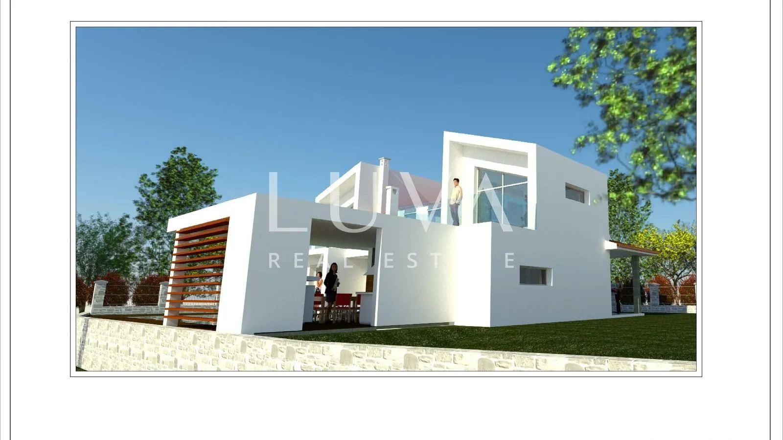 istra, kaštelir, atraktivno građevinsko zemljište s pogledom na more, 940 m2 - slika 3