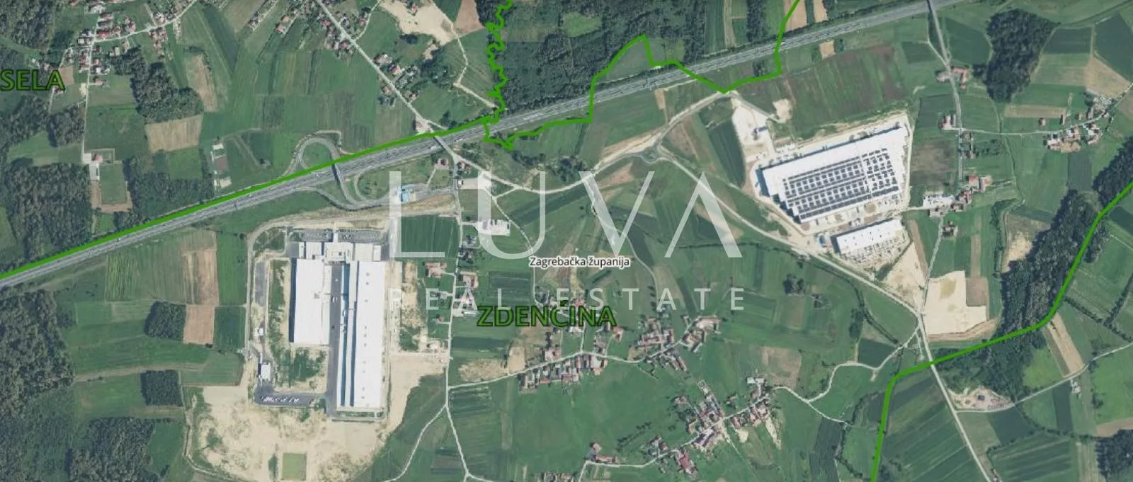 Gornja Zdenčina, građevinsko zemljište gospodarske namjene, prodaja - Gornja Zdenčina, Klinča Sela