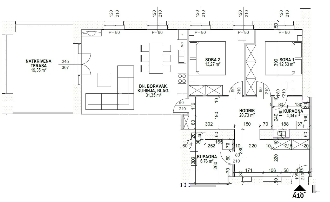 opatija, strogi centar, luksuzan stan nkp 93,79 m2 na prodaju - slika 13