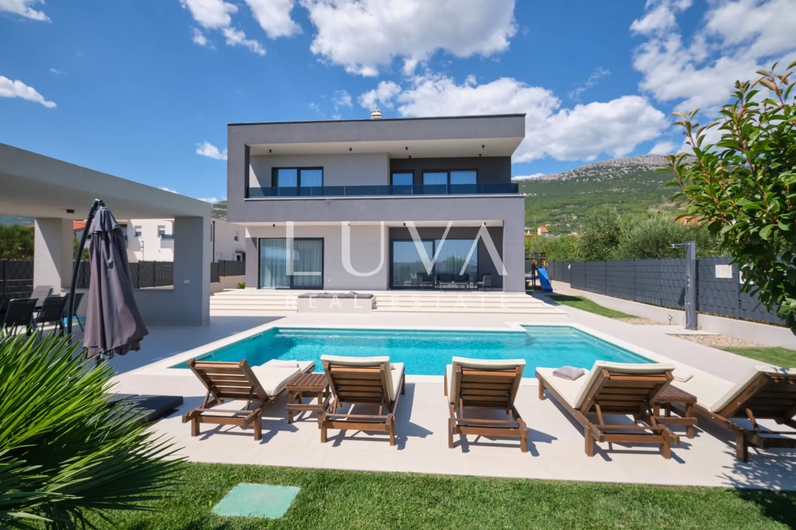 kaštel stari, vila 324 m² s bazenom i pogledom na more na prodaju - slika 2