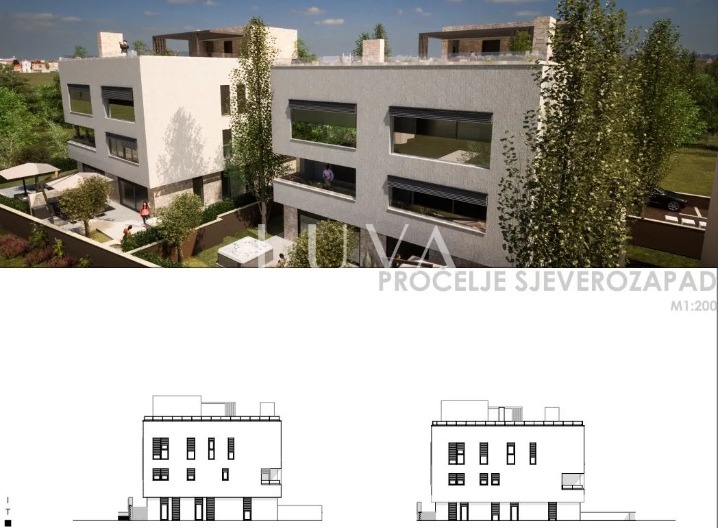 zadar, kožino, građ. zemljište 1582m2 s dozvolama, 100m od mora - slika 10