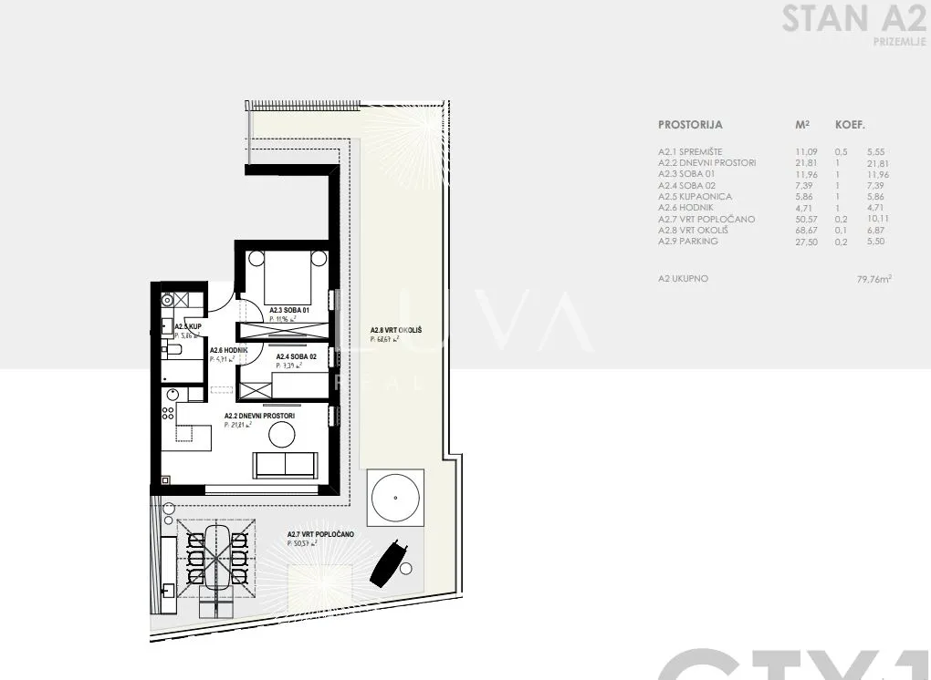 zadar, kožino, građ. zemljište 1582m2 s dozvolama, 100m od mora - slika 14