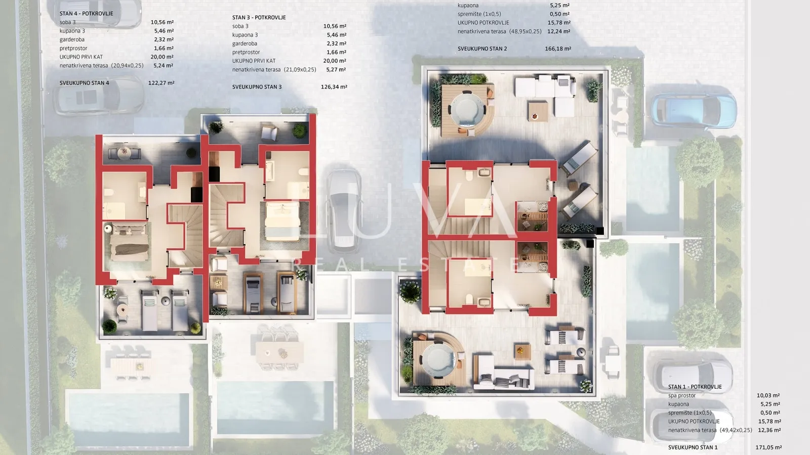 istra, poreč, moderna kuća u nizu s bazenom, 122,27 m2 - slika 15