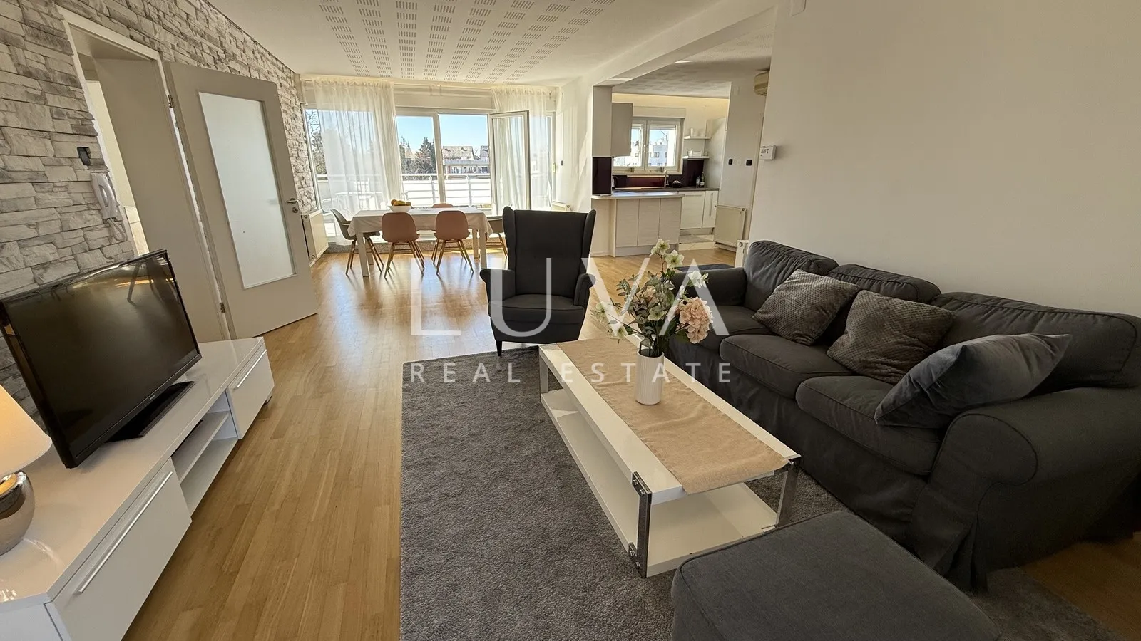 zagreb, lašćina, 4s moderan stan s 2 terase, 130 m² - slika 1