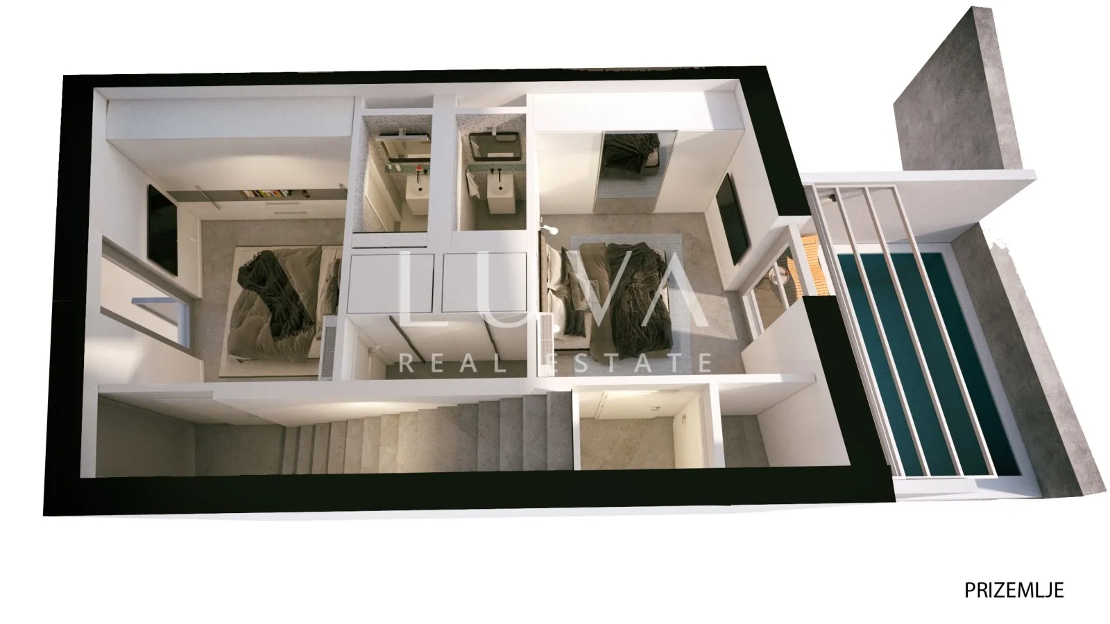 pag, šimuni, kuća u nizu 155,36m2 nkp, novogradnja na prodaju - slika 13
