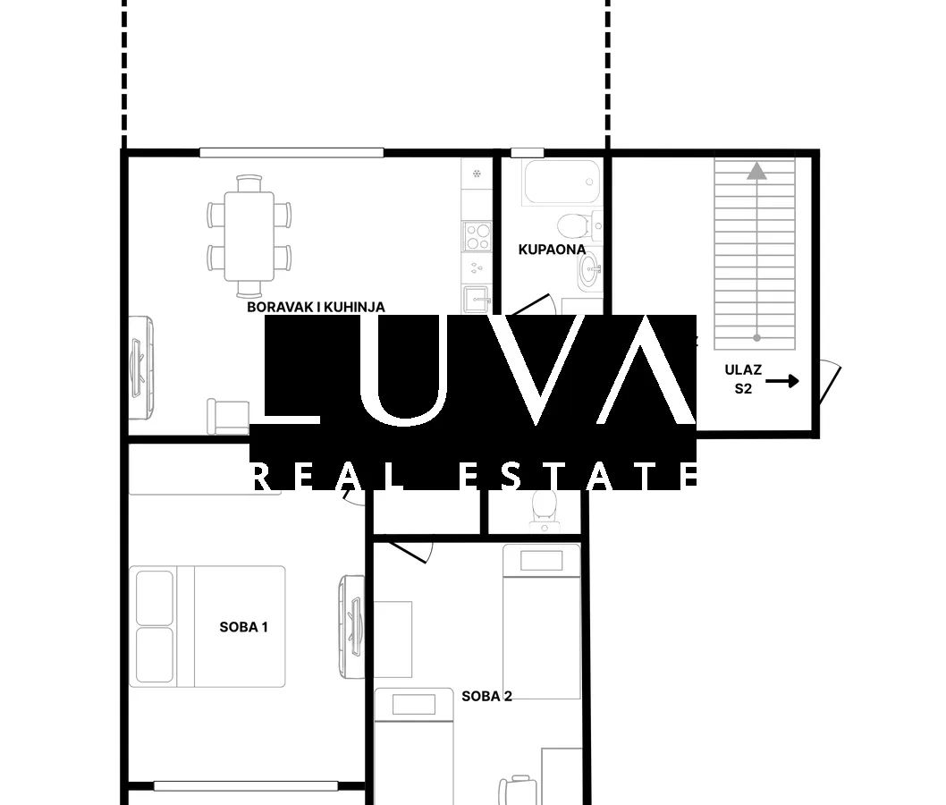 zagreb, gračani, moderna novogradnja, stan s1 s vrtom, nkp 84,41 m2 - slika 10