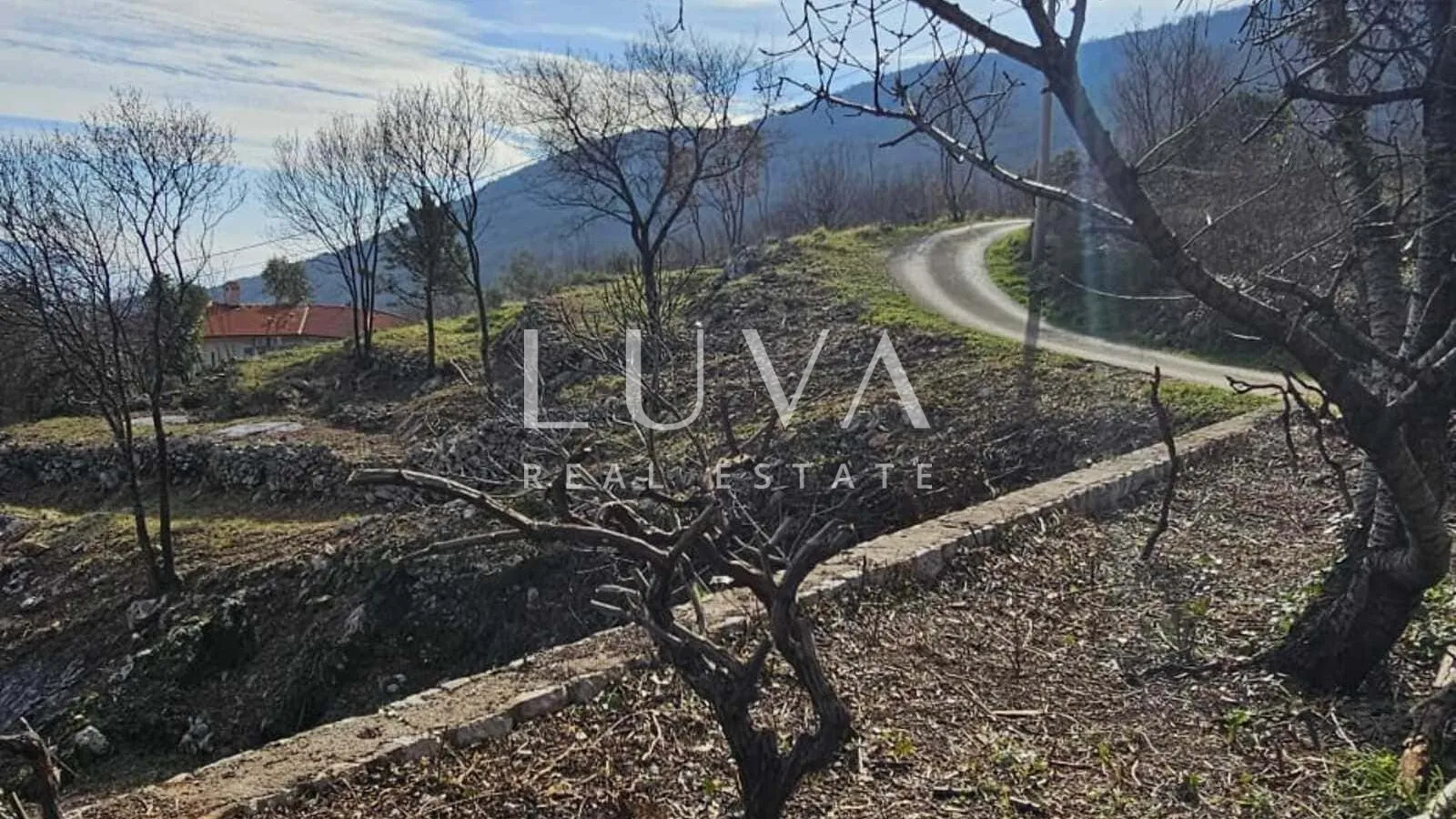 kvarner, brseč, građevinsko zemljište 1.173 m2 s pogledom na more na prodaju - slika 2